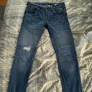 H&M biker skinny jeans